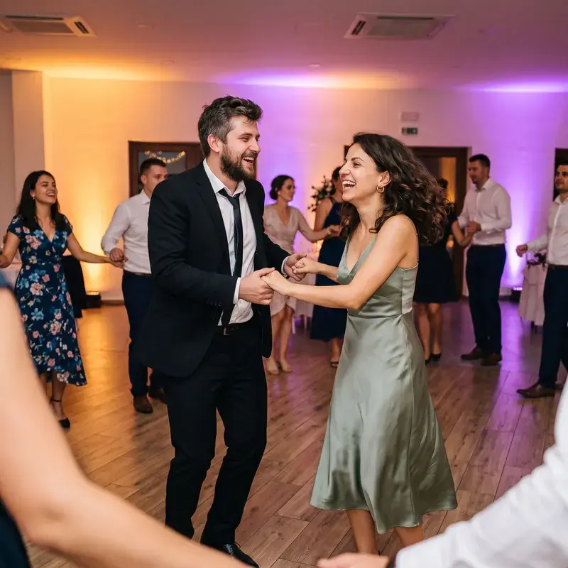 Ilustrație: Maria și Radu dansează împreună